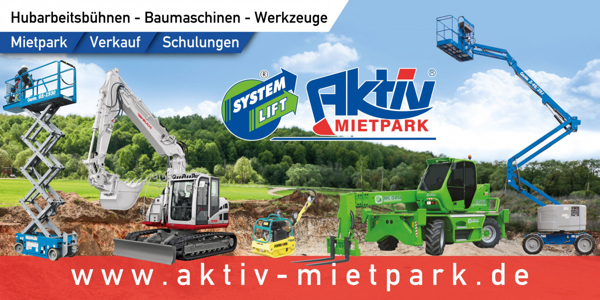 Werbefoto des Unternehmens Aktiv Baumaschinen GmbH